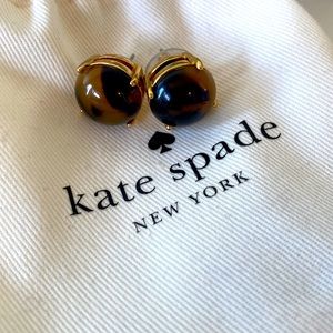 Kate Spade Tigers Eye Large Stud Earrings